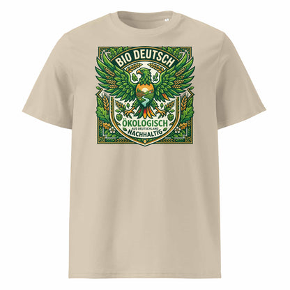 Herren Bio T-Shirt „Deutsch" – Desert Dust – GOTS-zertifiziert, 100% Bio-Baumwolle – TextilRebell