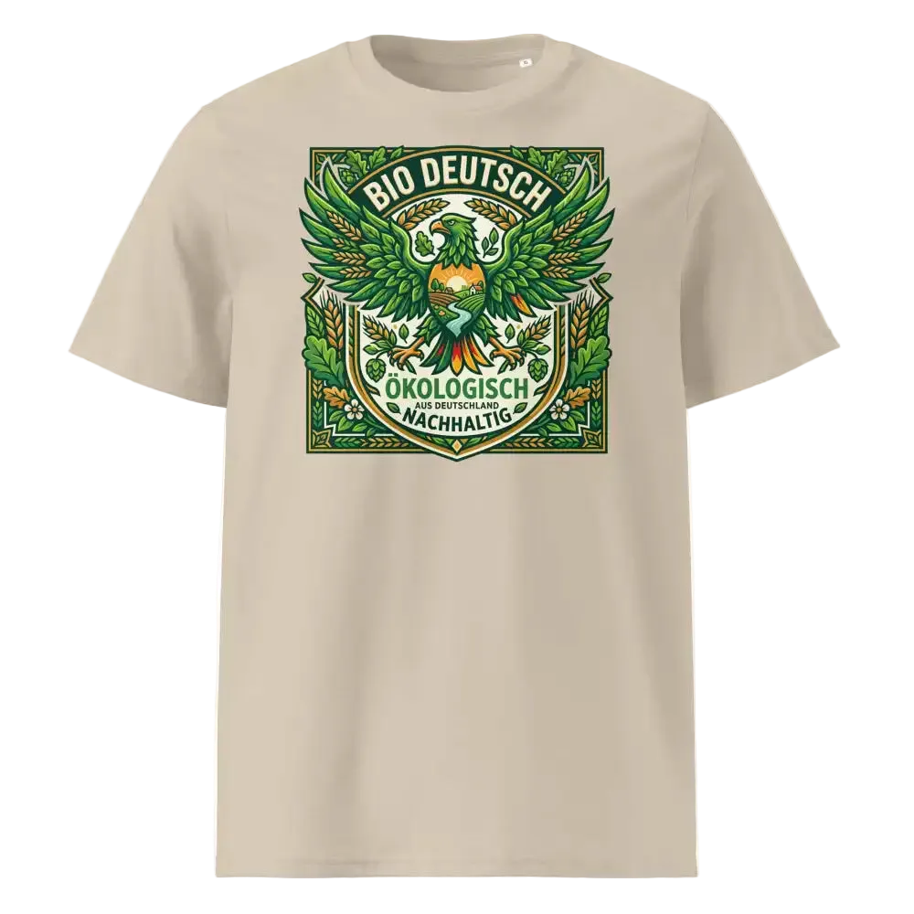 Herren Bio T-Shirt „Deutsch" – Desert Dust – GOTS-zertifiziert, 100% Bio-Baumwolle – TextilRebell