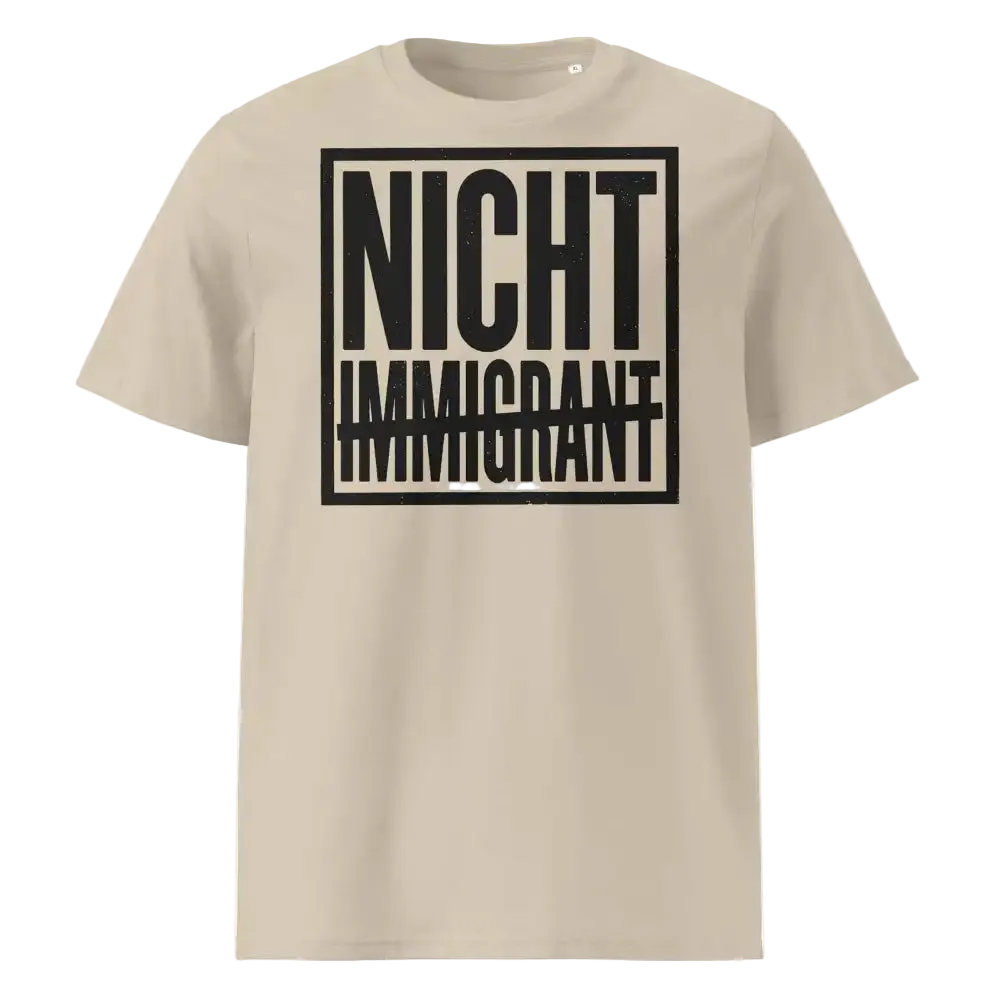 Unisex Statement T-Shirt Nicht in Desert Dust – Männer Streetwear Lifestyle – 100% Bio-Baumwolle GOTS zertifiziert – TextilRebell