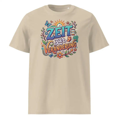  Damen T-Shirt „Zeit zur Veränderung" in Desert Dust – 100% Bio-Baumwolle GOTS | TextilRebell
