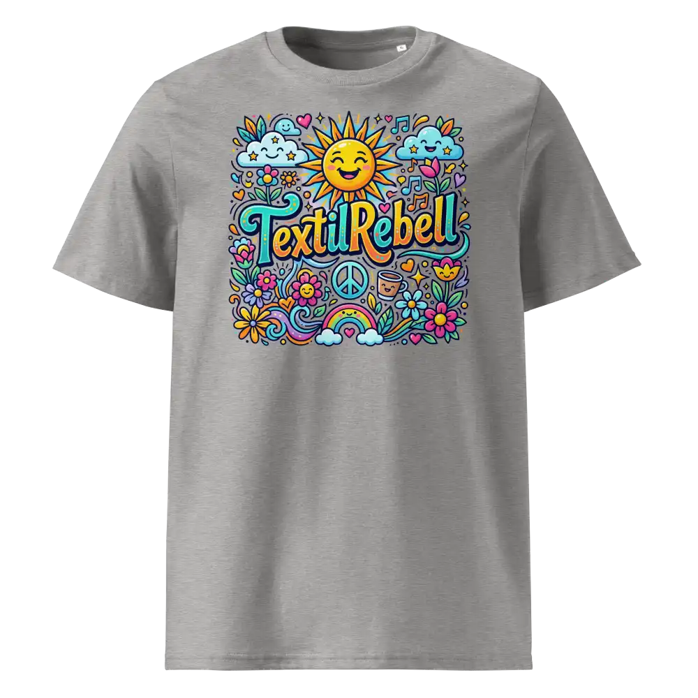 Damen Bio-Baumwolle T-Shirt GOTS-zertifiziert „Sonne" – TextilRebell