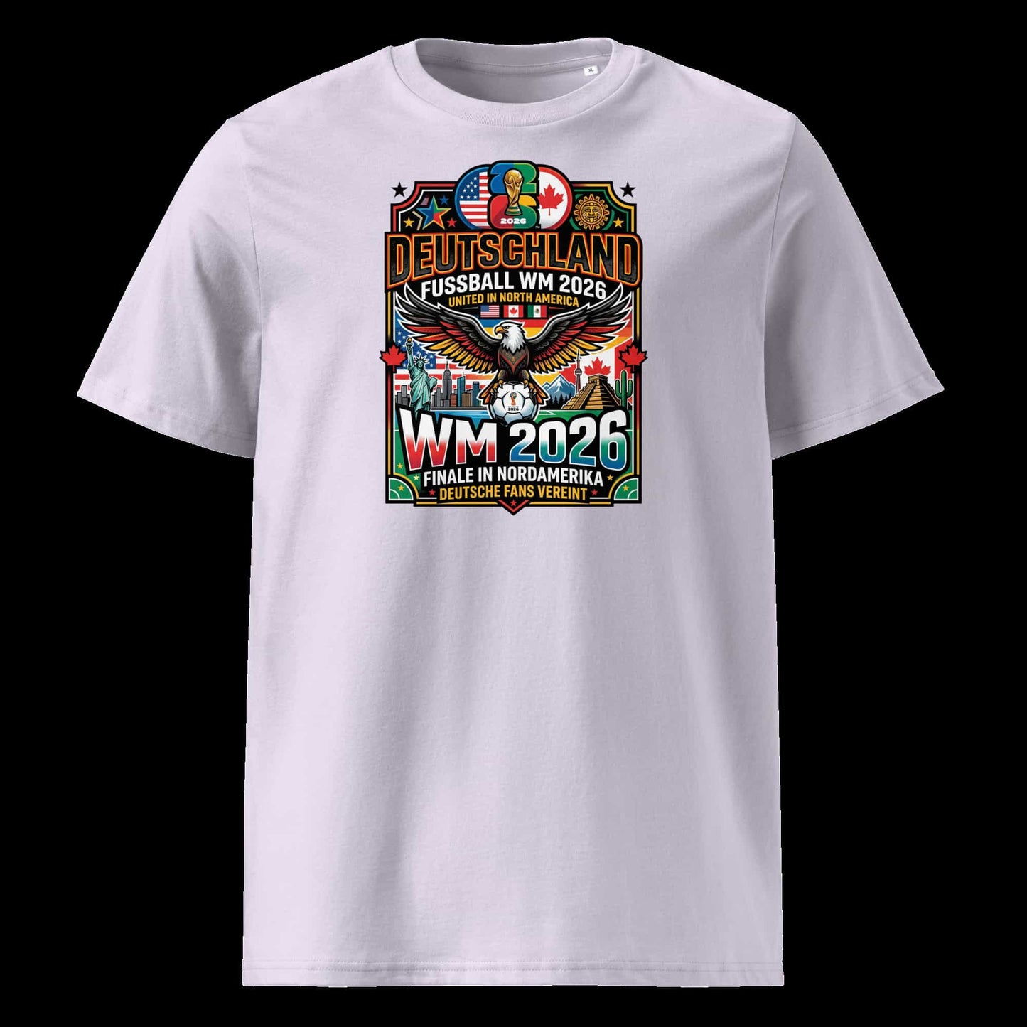 Lavendel: Herren Bio T-Shirt WM Finale Lavendel von TextilRebell – 100% GOTS-zertifizierte Bio-Baumwolle, nachhaltige Mode