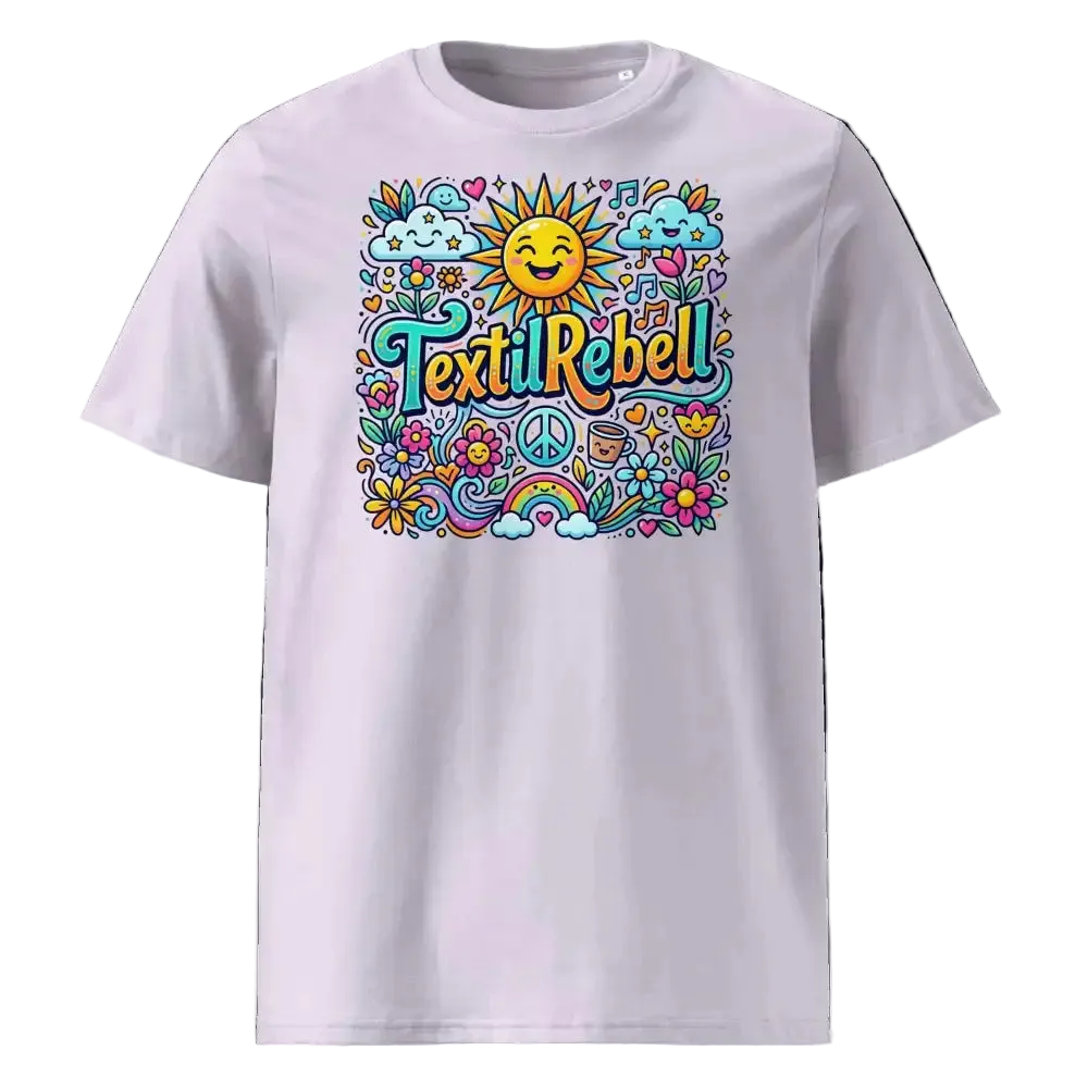 Damen Bio-Baumwolle T-Shirt GOTS-zertifiziert „Sonne" – TextilRebell