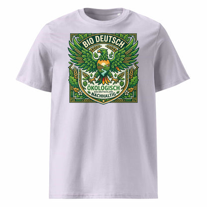 Herren Bio T-Shirt „Deutsch" – Lavendel – GOTS-zertifiziert, 100% Bio-Baumwolle – TextilRebell