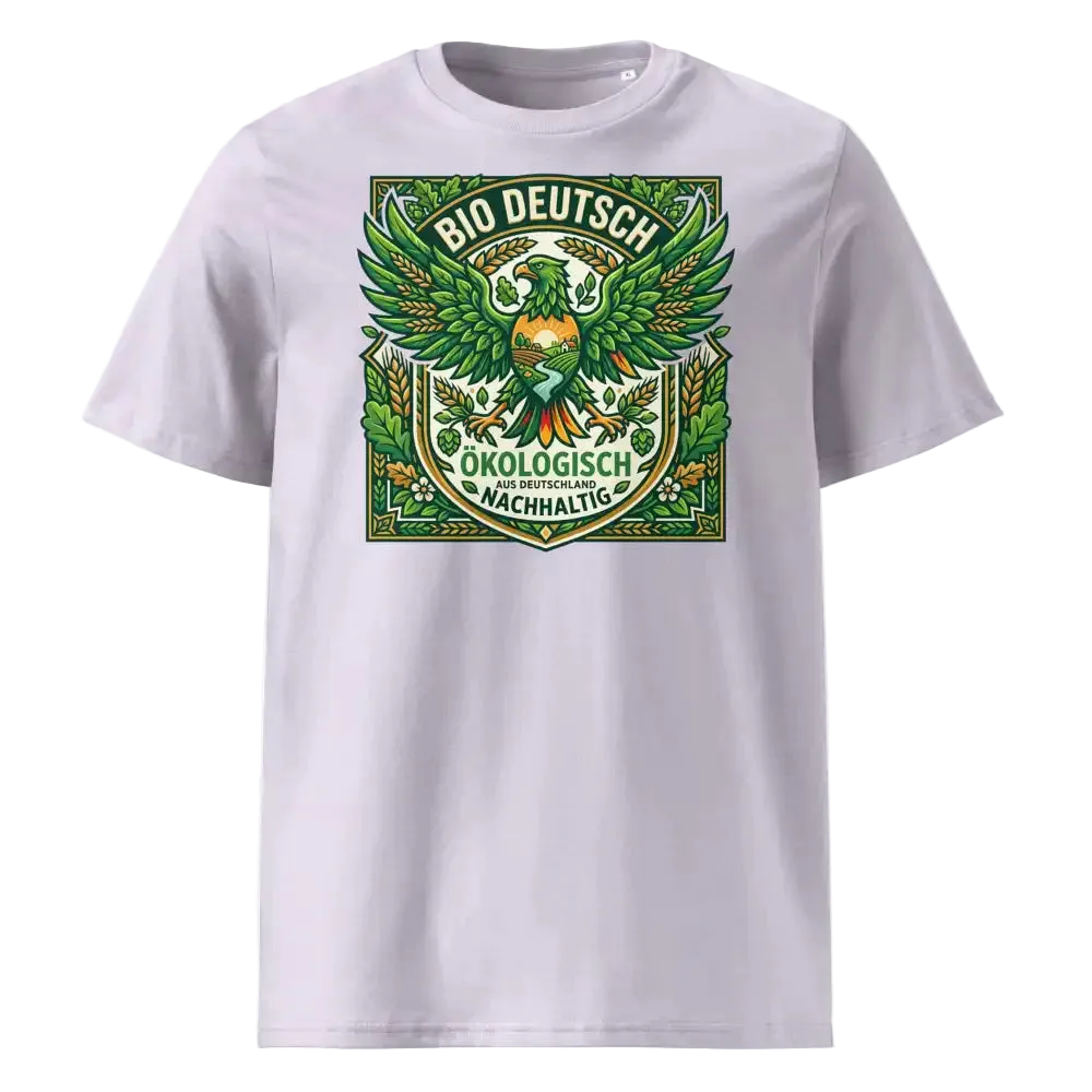 Herren Bio T-Shirt „Deutsch" – Lavendel – GOTS-zertifiziert, 100% Bio-Baumwolle – TextilRebell