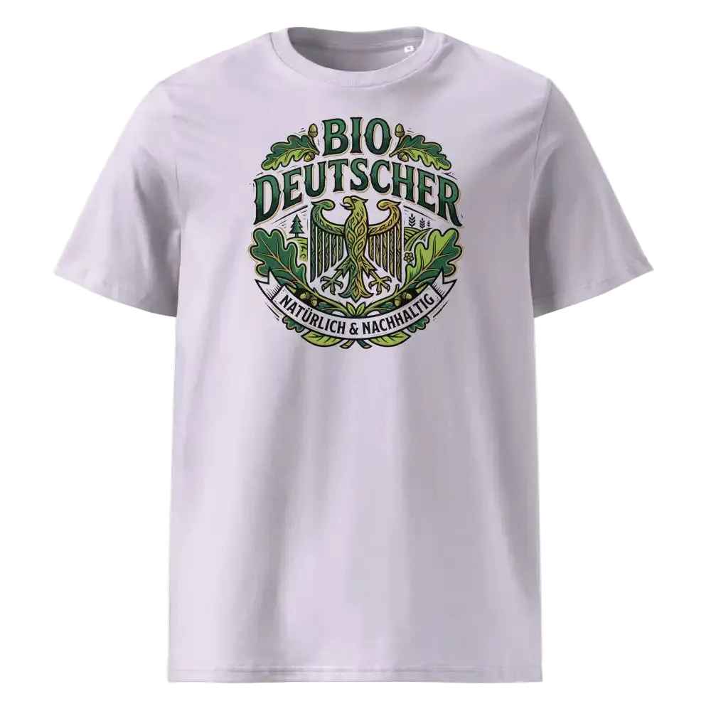 Herren Bio T-Shirt Lavendel mit Bio Deutscher Adler Print – GOTS-zertifiziert | TextilRebell