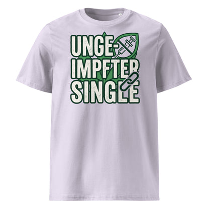 Herren T-Shirt aus Bio-Baumwolle – Single in Lavendel | GOTS & OEKO-TEX zertifiziert | TextilRebell