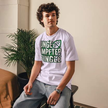 Herren T-Shirt aus Bio-Baumwolle – Single in Lavendel | GOTS & OEKO-TEX zertifiziert | TextilRebell