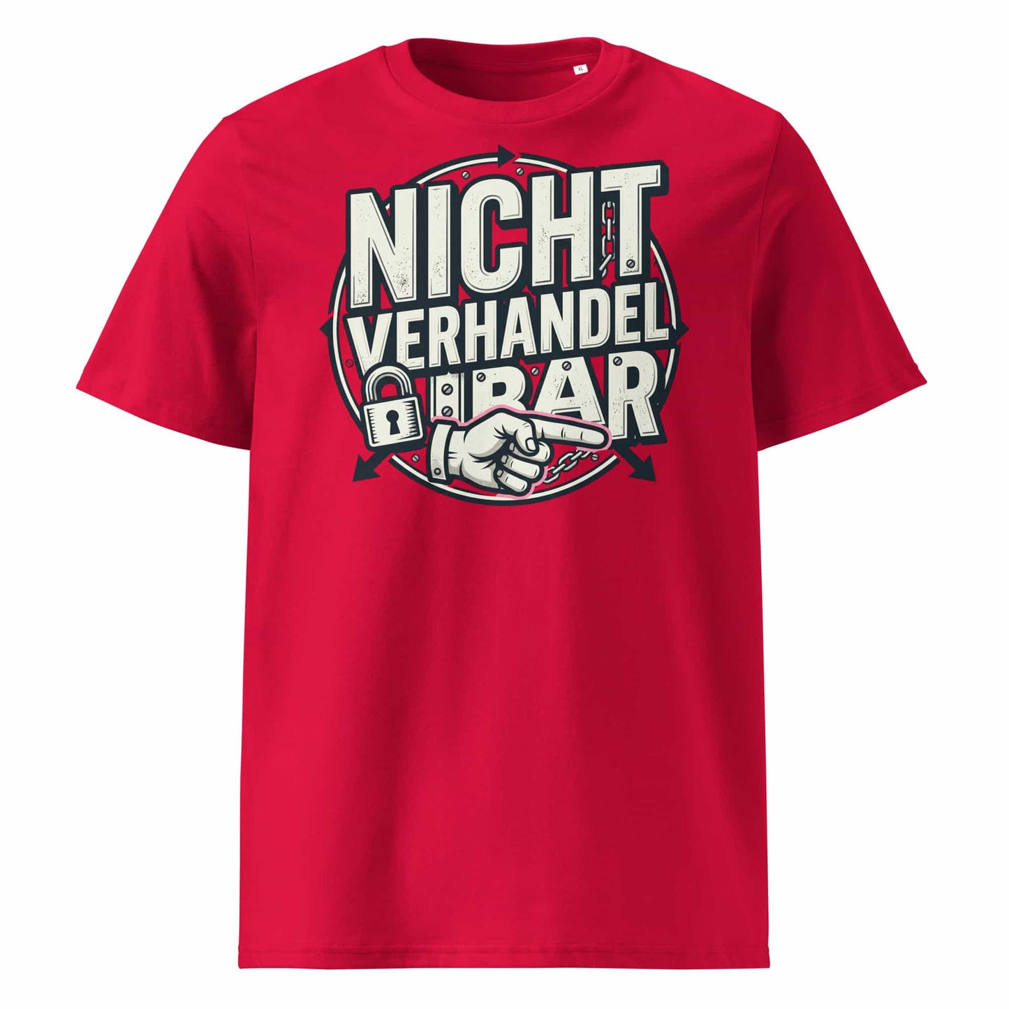  „Herren Bio T-Shirt Rot – GOTS-zertifiziert | TextilRebell"