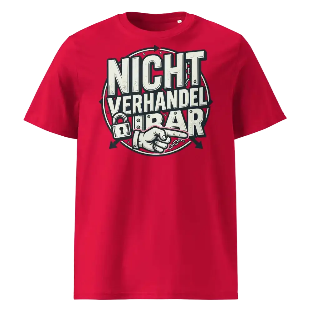  „Herren Bio T-Shirt Rot – GOTS-zertifiziert | TextilRebell"