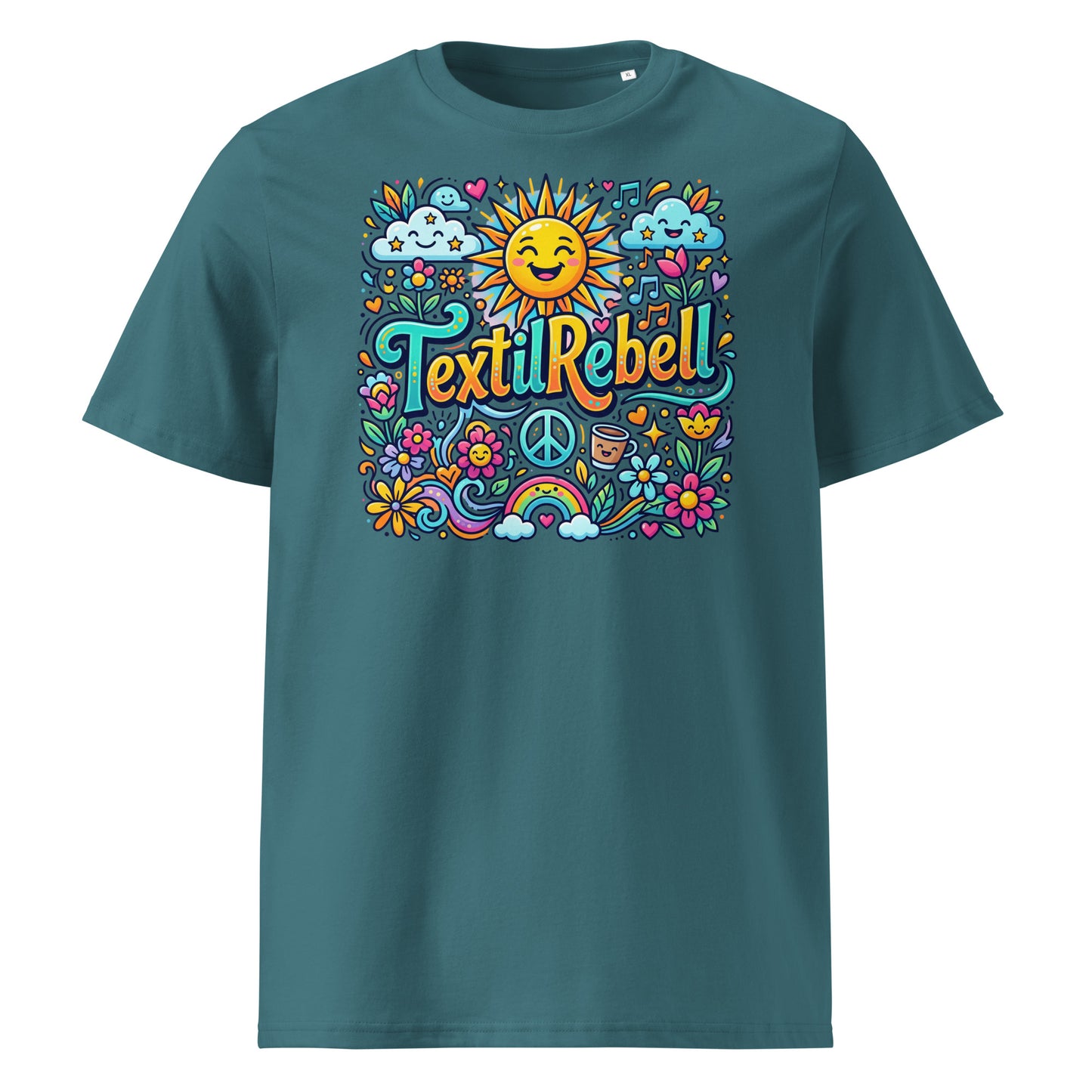 Unisex T-Shirt „Sonne" | 100% Bio-Baumwolle | TextilRebell