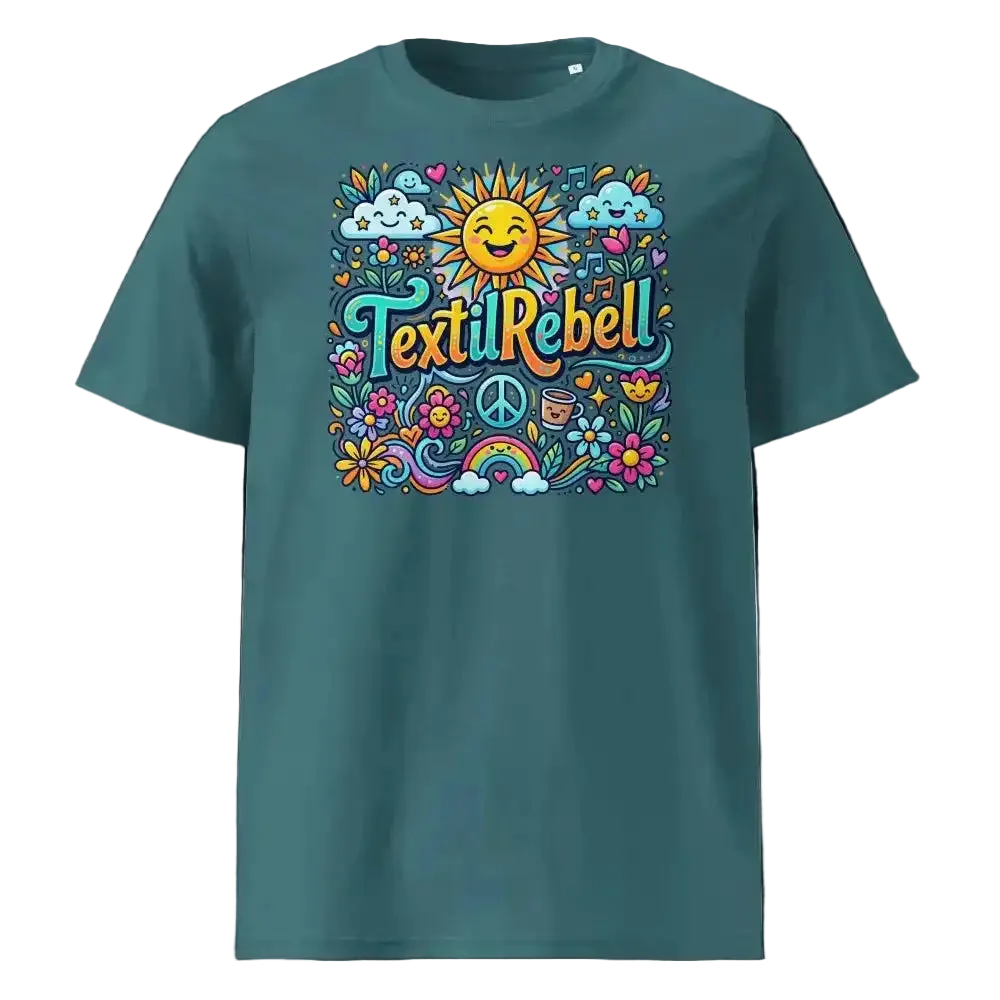 Damen Bio-Baumwolle T-Shirt GOTS-zertifiziert „Sonne" – TextilRebell