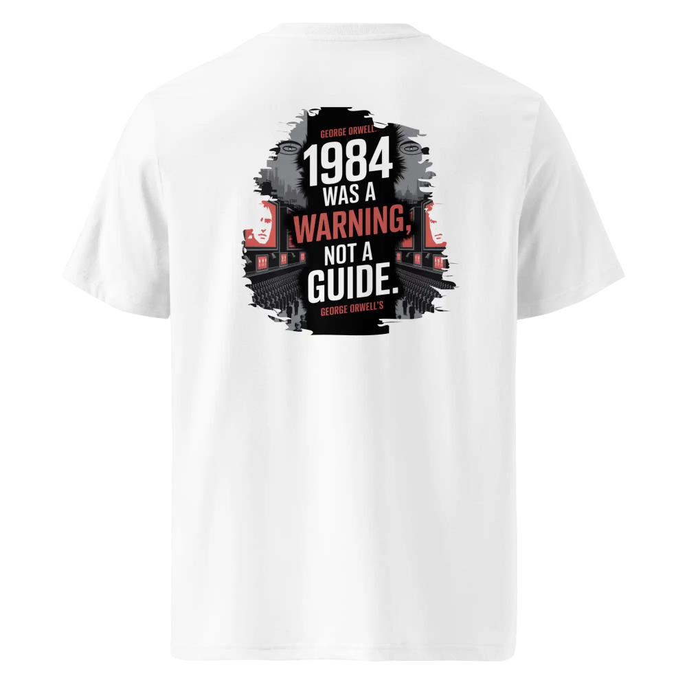 Herren Bio T-Shirt 1984 Weiß von TextilRebell – GOTS-zertifiziert, 180 g/m², faire Produktion