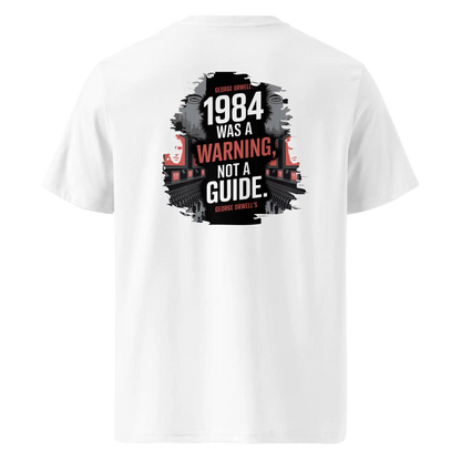 Herren Bio T-Shirt 1984 Weiß von TextilRebell – GOTS-zertifiziert, 180 g/m², faire Produktion