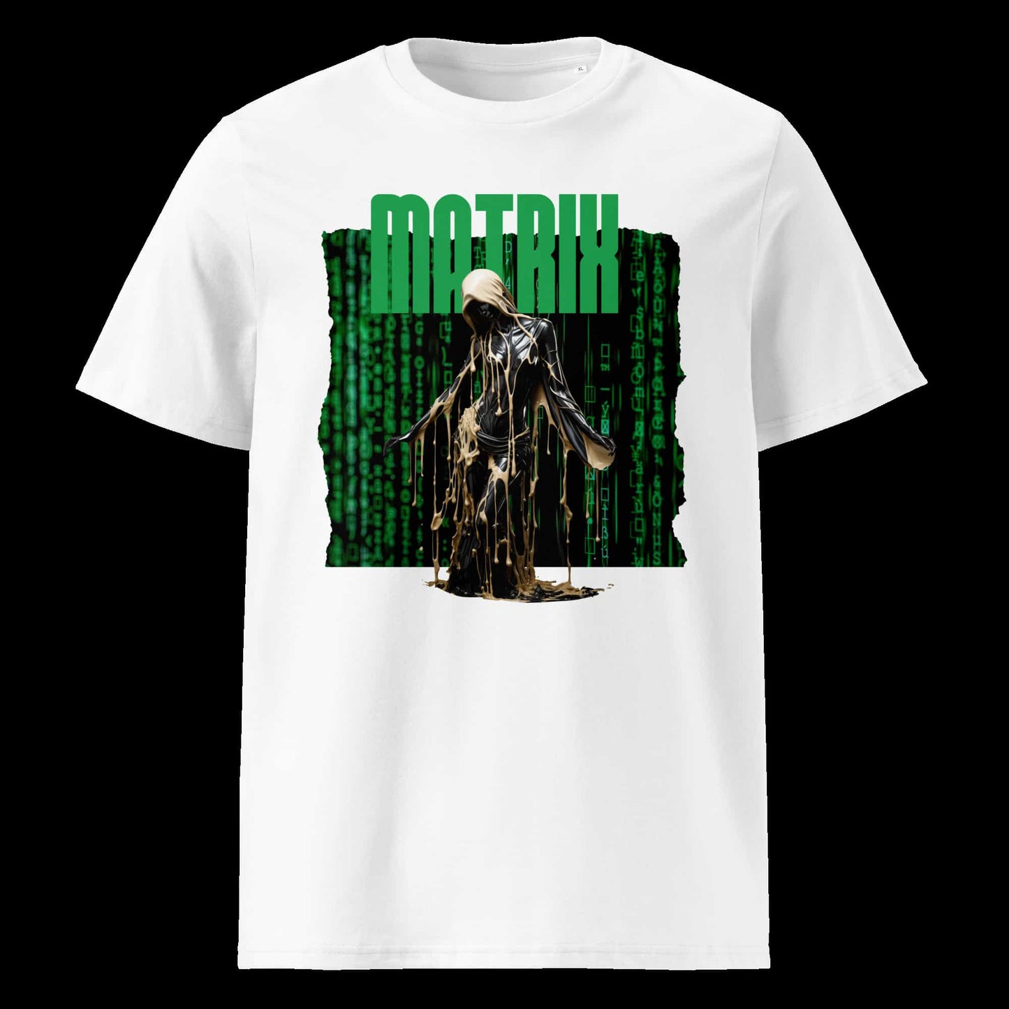 Weiß: Herren Bio T-Shirt Matrix Weiß von TextilRebell – GOTS-zertifiziert, 180 g/m², faire Produktion