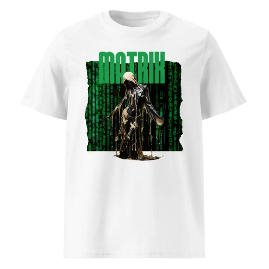 Herren Bio T-Shirt Matrix Weiß von TextilRebell – GOTS-zertifiziert, 180 g/m², faire Produktion