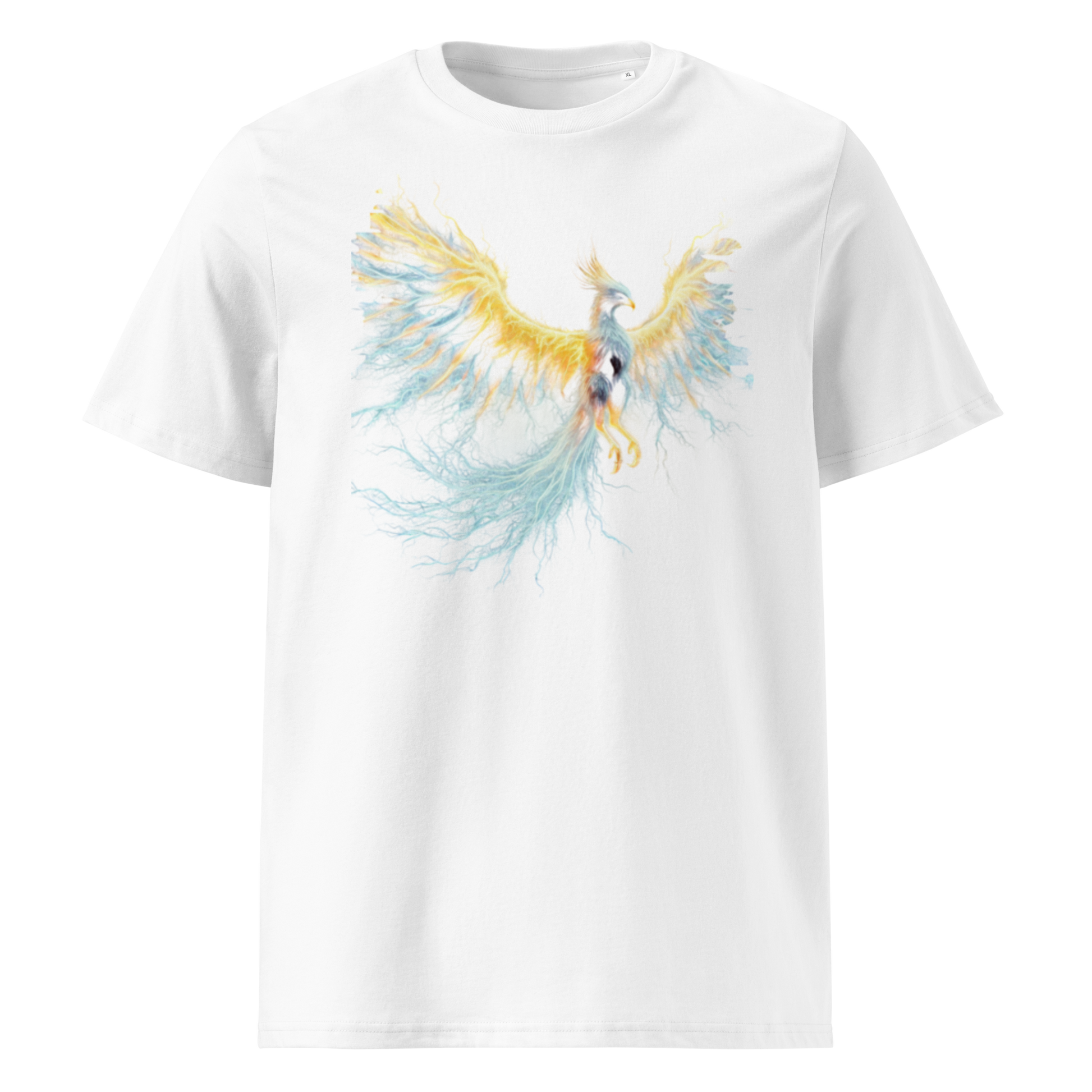 Weiß: Damen Bio T-Shirt Phönix Weiß von TextilRebell – GOTS-zertifiziert, 180 g/m², faire Produktion