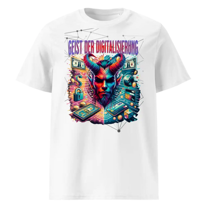 Herren Bio T-Shirt Digital Weiß von TextilRebell – GOTS-zertifiziert, 180 g/m², faire Produktion