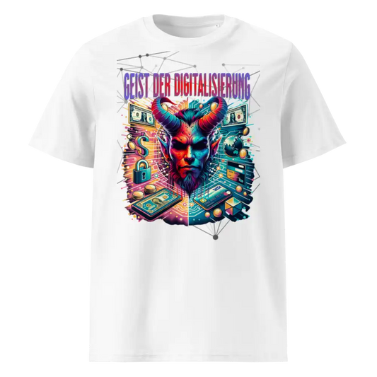Herren Bio T-Shirt Digital Weiß von TextilRebell – GOTS-zertifiziert, 180 g/m², faire Produktion