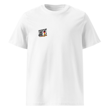 Weiß: Herren Bio T-Shirt Auf die 1 Weiß von TextilRebell – GOTS-zertifiziert, 180 g/m², faire Produktion