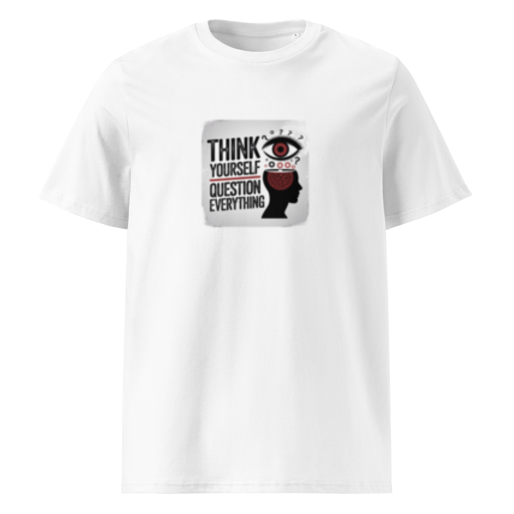 Weiß: Herren Bio T-Shirt Denk Weiß von TextilRebell – GOTS-zertifiziert, 180 g/m², faire Produktion
