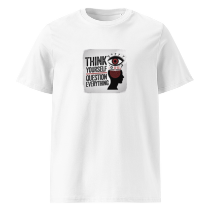 Weiß: Herren Bio T-Shirt Denk Weiß von TextilRebell – GOTS-zertifiziert, 180 g/m², faire Produktion
