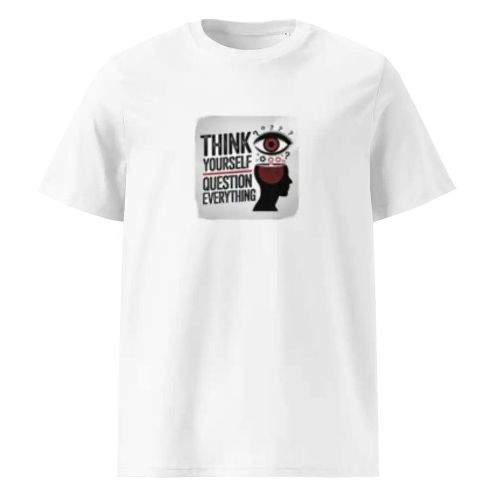 Herren Bio T-Shirt Denk Weiß von TextilRebell – GOTS-zertifiziert, 180 g/m², faire Produktion
