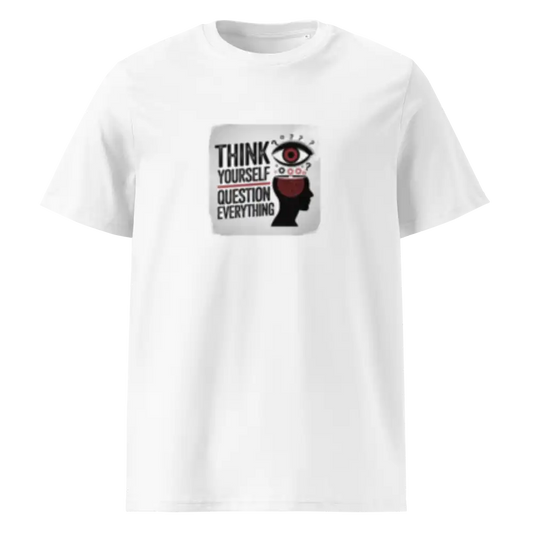 Herren Bio T-Shirt Denk Weiß von TextilRebell – GOTS-zertifiziert, 180 g/m², faire Produktion
