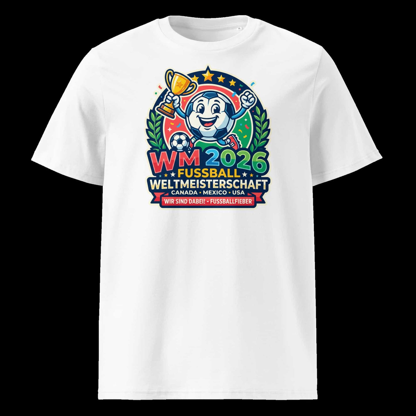 Weiß: Herren Bio T-Shirt WM Weiß von TextilRebell – 100% GOTS-zertifizierte Bio-Baumwolle, nachhaltiger Streetwear-Style