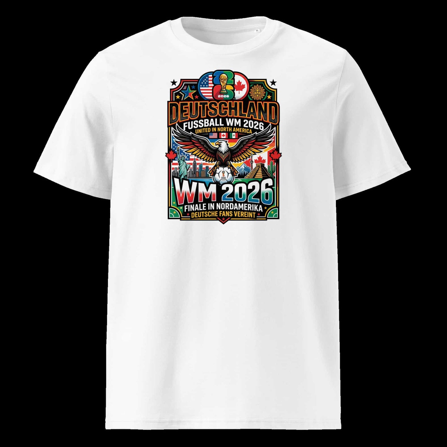Weiß: Herren Bio T-Shirt WM Finale Weiß von TextilRebell – 100% GOTS-zertifizierte Bio-Baumwolle, nachhaltiger Streetwear-Style