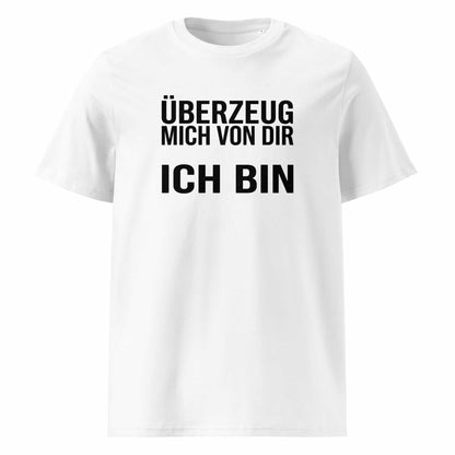Weiß – „Herren T-Shirt aus Bio-Baumwolle in Weiß – TextilRebell, GOTS-zertifiziert, nachhaltige Streetwear, Frontansicht"