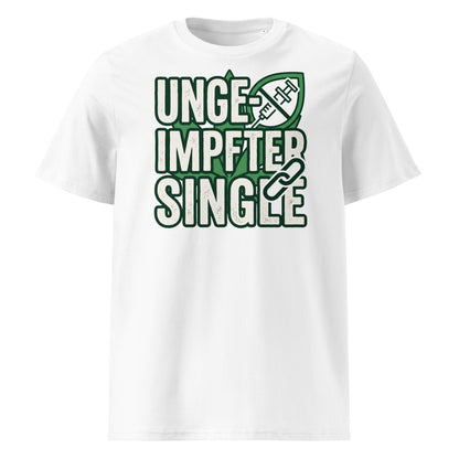 Herren T-Shirt aus Bio-Baumwolle – Single in Weiß | GOTS & OEKO-TEX zertifiziert | TextilRebell