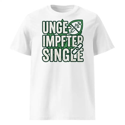 Herren T-Shirt aus Bio-Baumwolle – Single in Weiß | GOTS & OEKO-TEX zertifiziert | TextilRebell