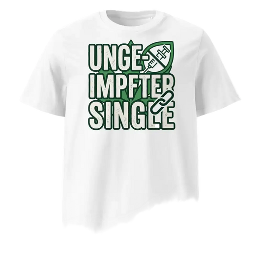 Herren T-Shirt aus Bio-Baumwolle – Single in Weiß | GOTS & OEKO-TEX zertifiziert | TextilRebell