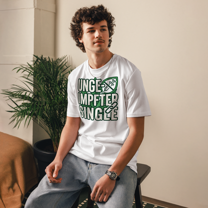 Herren T-Shirt aus Bio-Baumwolle – Single in Weiß | GOTS & OEKO-TEX zertifiziert | TextilRebell