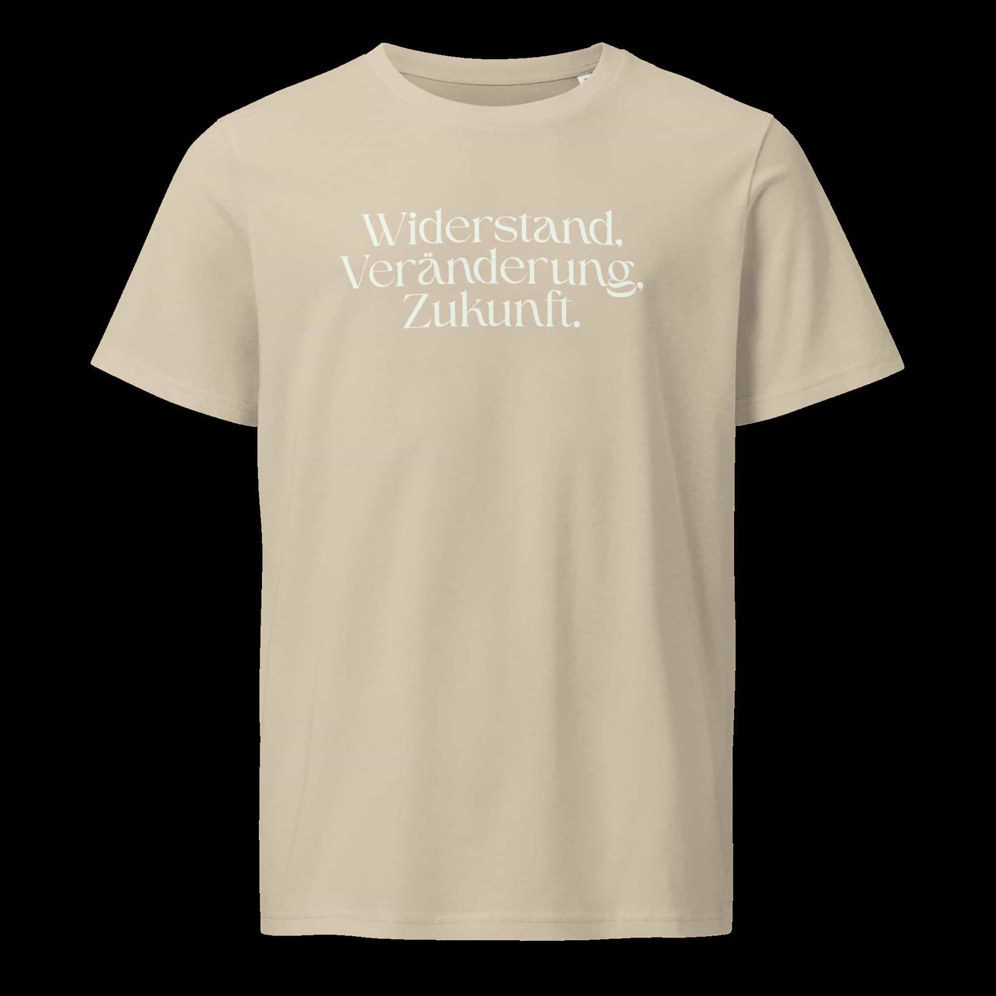 Herren Bio T-Shirt Widerstand Desert-Dust von TextilRebell – GOTS-zertifiziert, 100% Bio-Baumwolle, faire Produktion