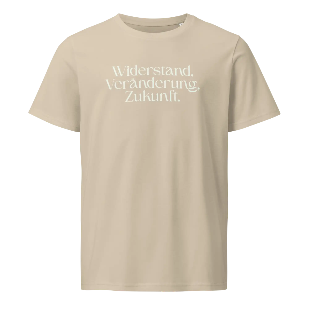 Herren Bio T-Shirt Widerstand Wüstenstaub von TextilRebell – GOTS-zertifiziert, 100% Bio-Baumwolle, faire Produktion