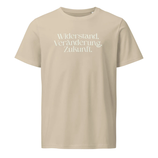Herren Bio T-Shirt Widerstand Wüstenstaub von TextilRebell – GOTS-zertifiziert, 100% Bio-Baumwolle, faire Produktion