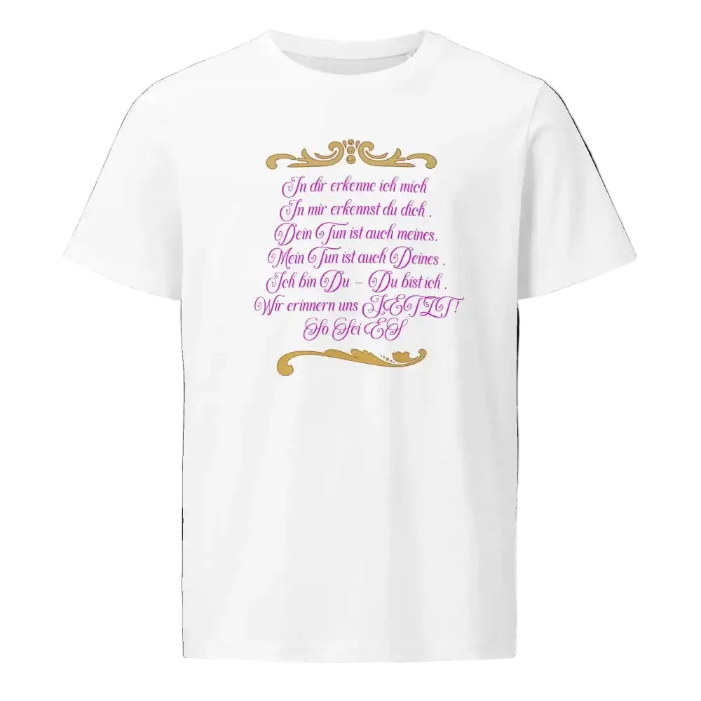 Damen Bio T-Shirt So Sei Es von GlaubensRebell – GOTS-zertifiziert, 155 g/m², spirituelles Statement-Shirt