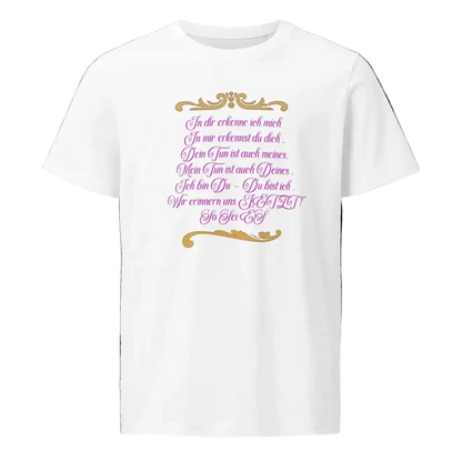 Damen Bio T-Shirt So Sei Es von GlaubensRebell – GOTS-zertifiziert, 155 g/m², spirituelles Statement-Shirt