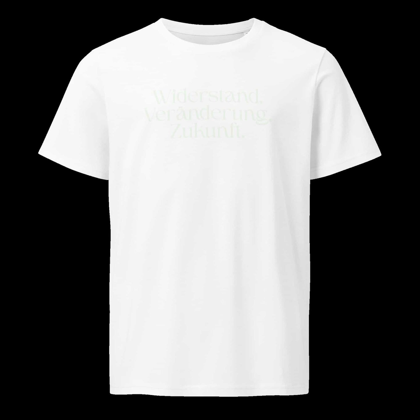 Herren Bio T-Shirt Widerstand Weiß von TextilRebell – GOTS-zertifiziert, 100% Bio-Baumwolle, nachhaltiger Style