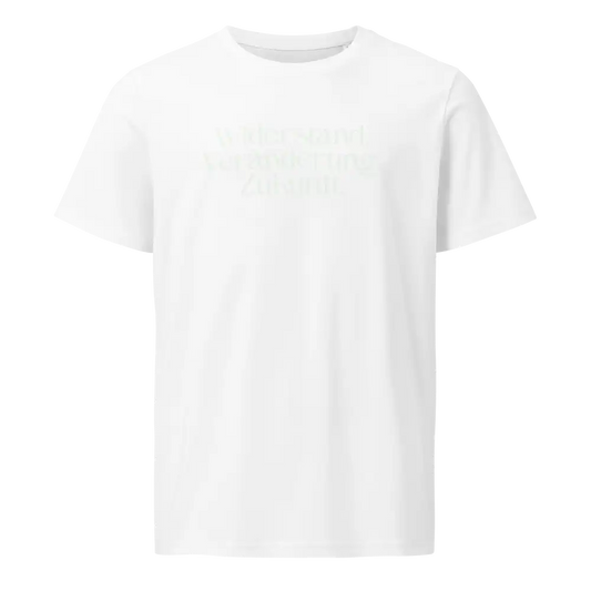 Herren Bio T-Shirt Widerstand Weiß von TextilRebell – GOTS-zertifiziert, 100% Bio-Baumwolle, nachhaltiger Style