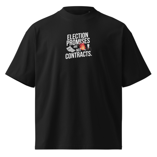Schwarz: Herren Bio T-Shirt Verträge Schwarz von TextilRebell – GOTS-zertifiziert, Oversized, 100% Bio-Baumwolle, nachhaltiger Streetwear-Style