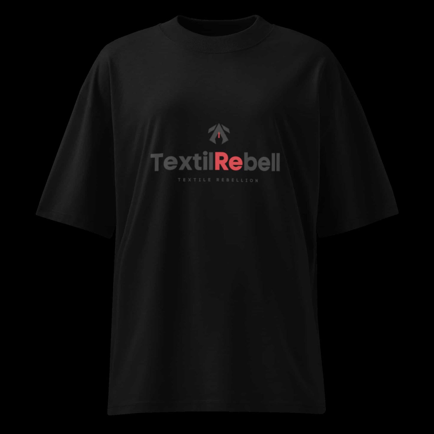 Herren Bio T-Shirt Oversized Schwarz von TextilRebell – GOTS-zertifiziert, 100% Bio-Baumwolle, nachhaltiger Streetwear-Style