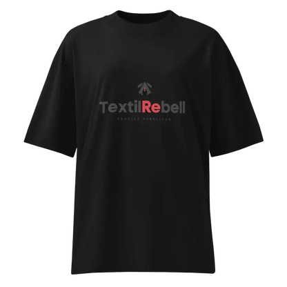 Herren Bio T-Shirt Oversized Schwarz von TextilRebell – GOTS-zertifiziert, 100% Bio-Baumwolle, nachhaltiger Streetwear-Style