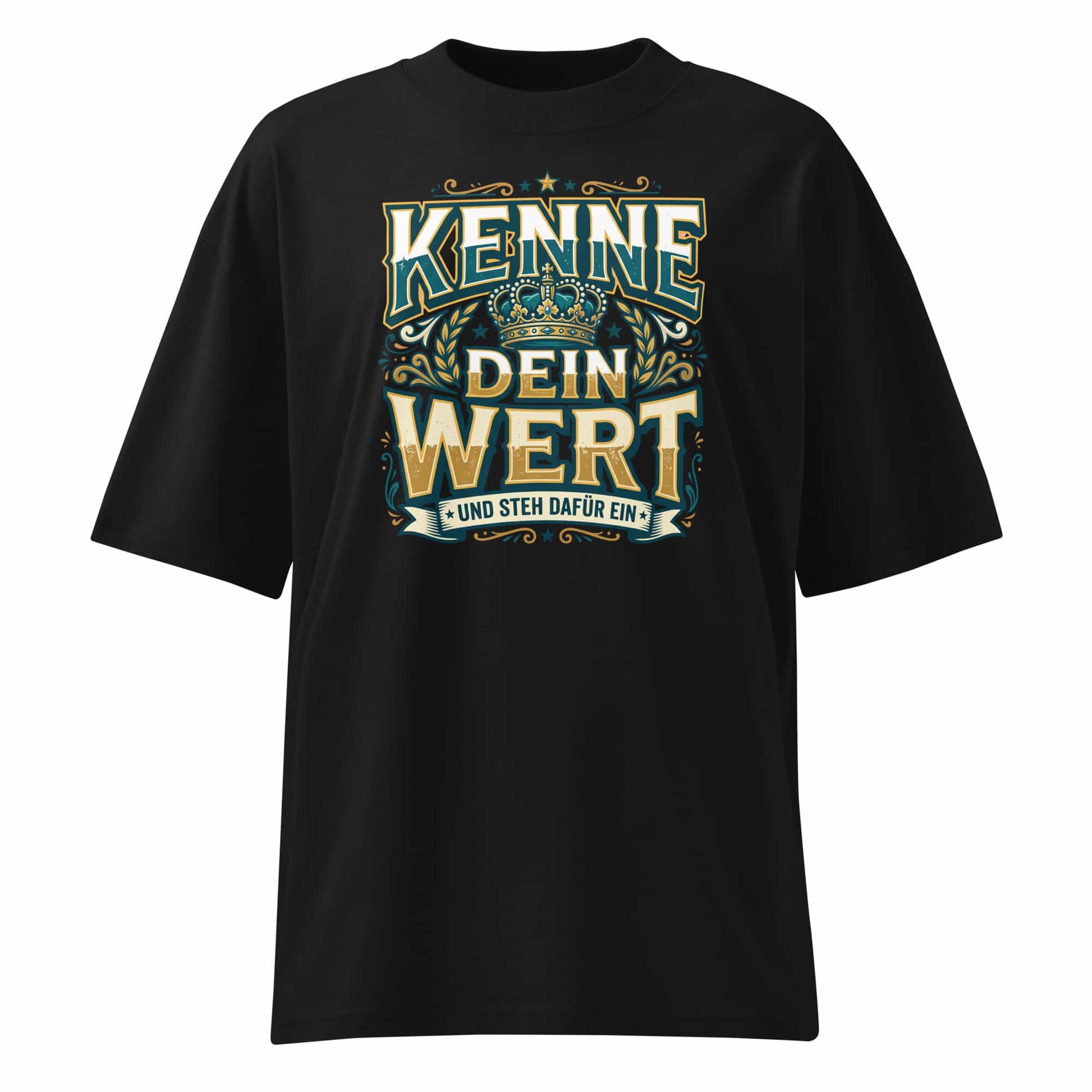 Oversized T-Shirt Schwarz – 100% Bio-Baumwolle, 200 g/m², GOTS & OCS zertifiziert | TextilRebell