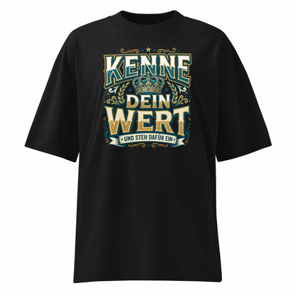 Oversized T-Shirt Schwarz – 100% Bio-Baumwolle, 200 g/m², GOTS & OCS zertifiziert | TextilRebell