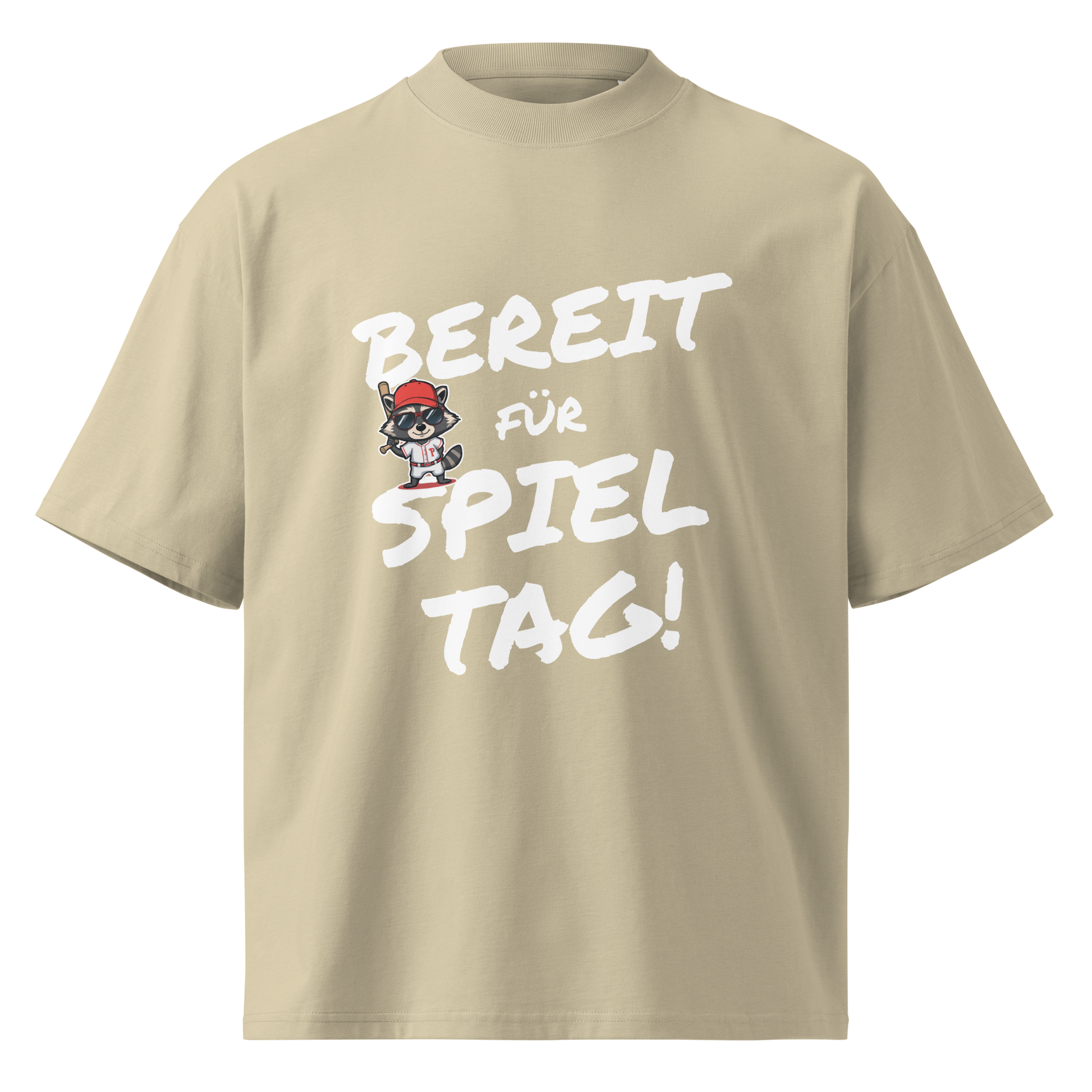 Stein: Herren Bio T-Shirt Bereit Stein von TextilRebell – GOTS-zertifiziert, Oversized High-Neck, 100% Bio-Baumwolle, faire Produktion