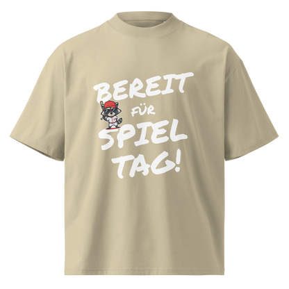 Stein: Herren Bio T-Shirt Bereit Stein von TextilRebell – GOTS-zertifiziert, Oversized High-Neck, 100% Bio-Baumwolle, faire Produktion