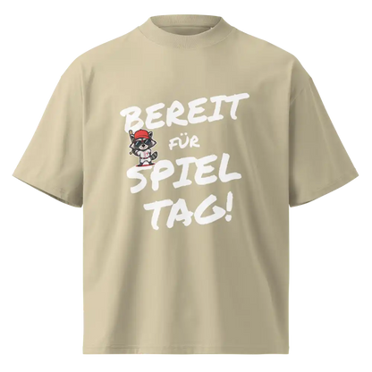 Herren Bio T-Shirt Bereit Stein von TextilRebell – GOTS-zertifiziert, Oversized High-Neck, 100% Bio-Baumwolle, faire Produktion